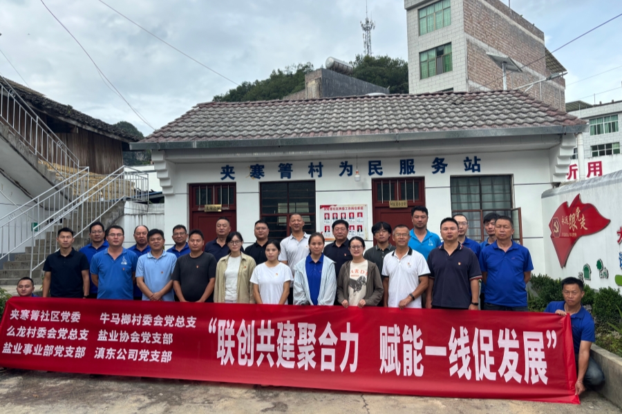 党建引领强合力 企地共建促振兴&mdash;&mdash;省国资委驻村工作队携手云南盐业助力乡村振兴